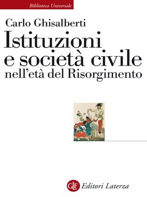 cover image of Istituzioni e società civile nell'età del Risorgimento